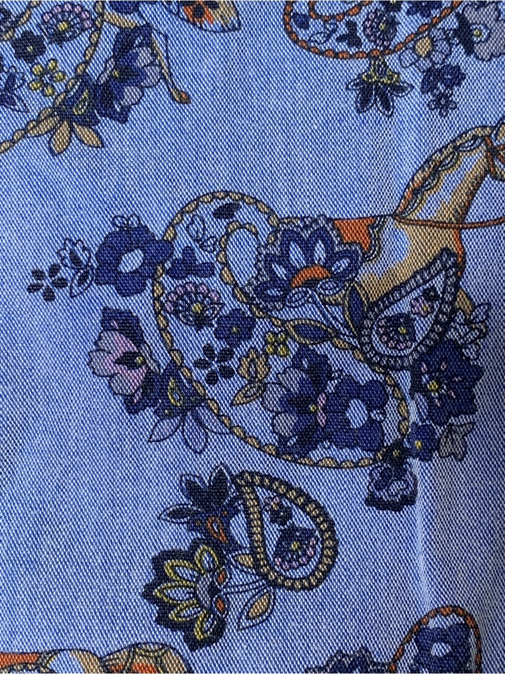 Janie And Jack Lined Paisley Carousel Horse Cotton Dress Size 3 Whimsical Party - Picture 4 of 7